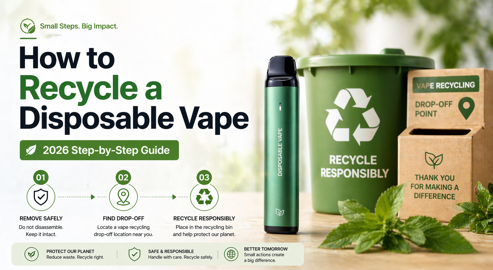 How to Recycle a Disposable Vape: 2026 Step-by-Step Guide