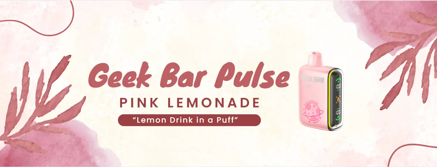 cotton candy geek bar flavor Pulse Pink Lemonade Review Cool Mint Geek Bar 50000 puff vape Select Flavor ::White Peach Razz