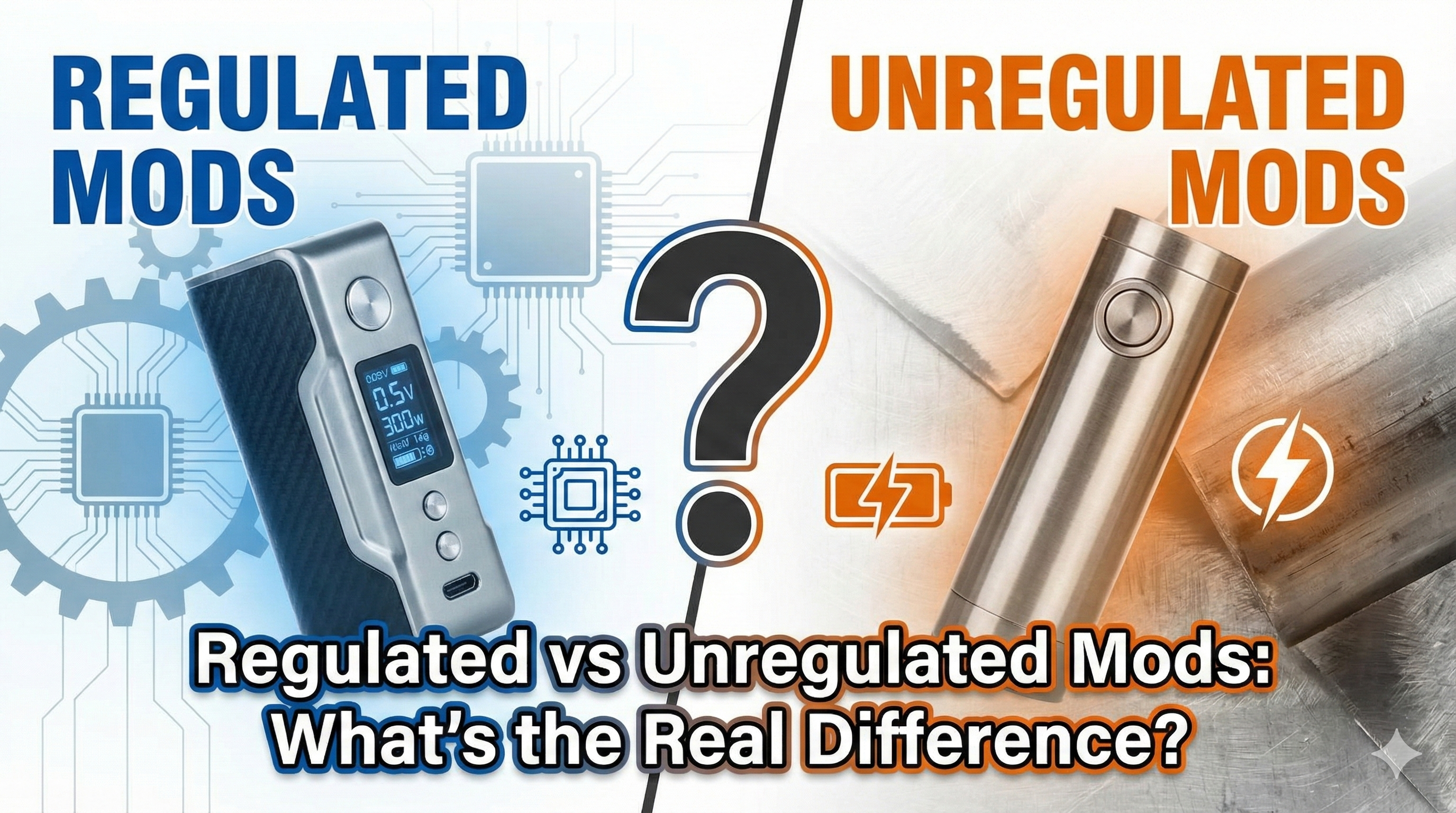 Beginner's Guide to Regulated and Unregulated Vape Mods