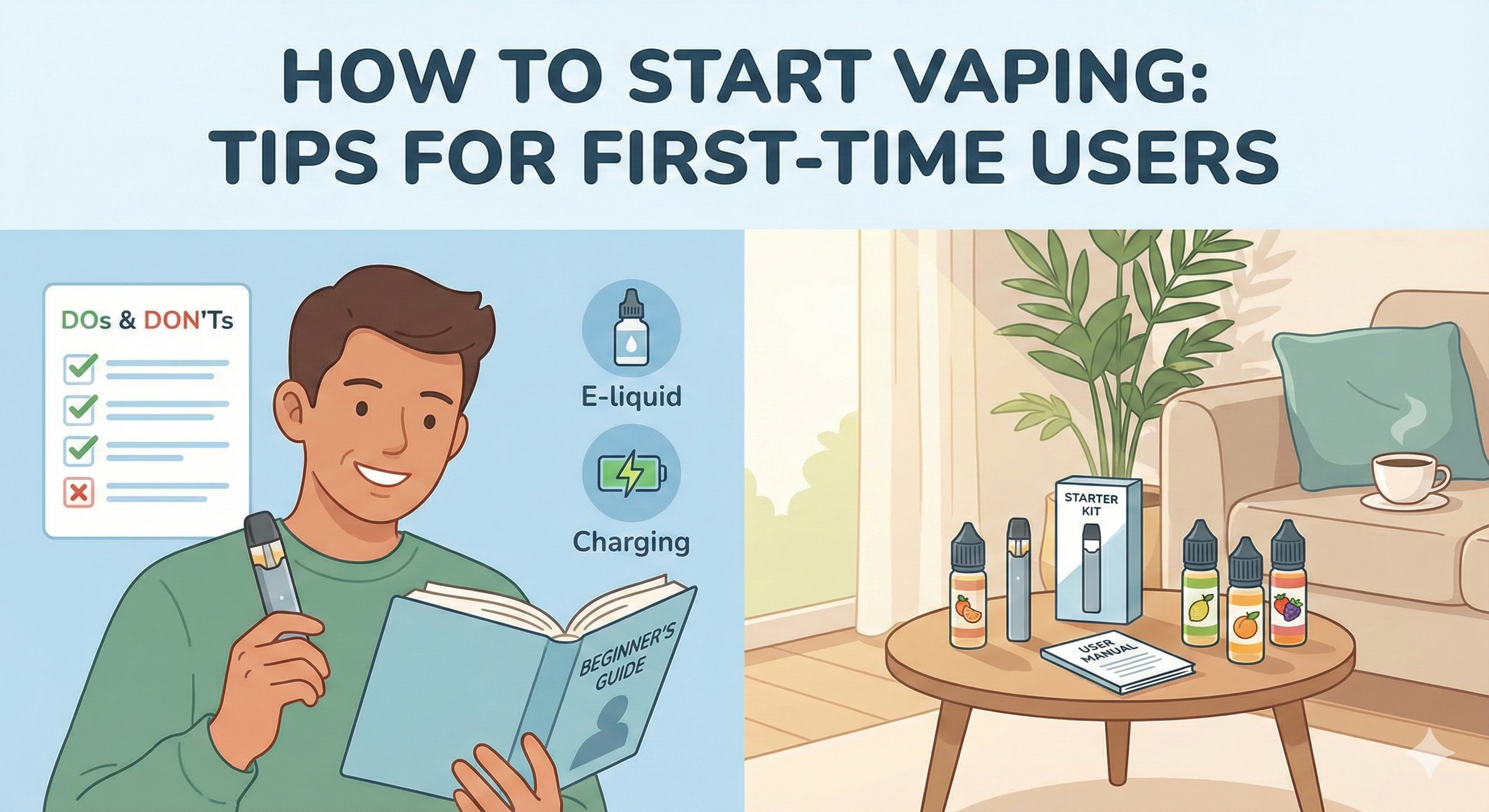 How to Start Vaping: Tips for First-Time Users