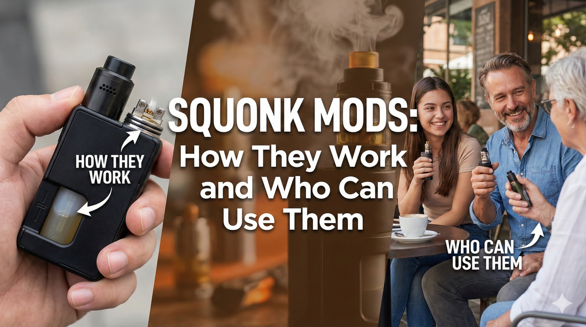 Squonk Mods: How They Work and Who Can Use Them