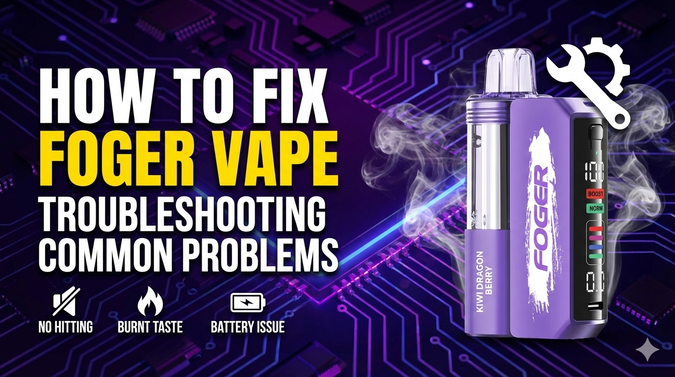 Foger Vape Not Working? Fix Common Issues Fast Foger Vape Not Working? Fix Common Issues Fast