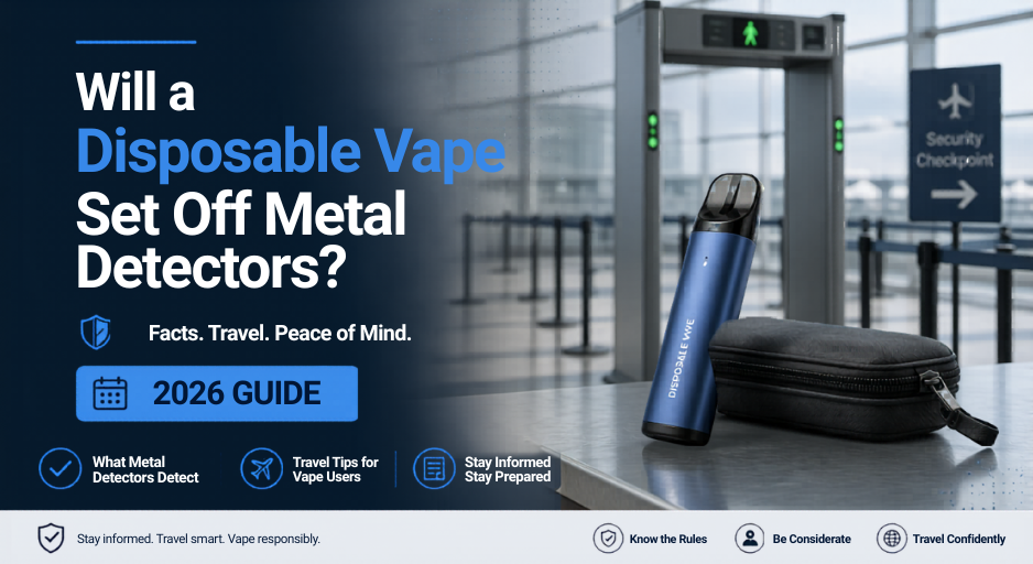 disposable vape metal detector Will a Set Off Detectors? 2026 – JellyPuffs Half Bak'd PHC + 600 puff Flavors:Peach Queen (Sativa)