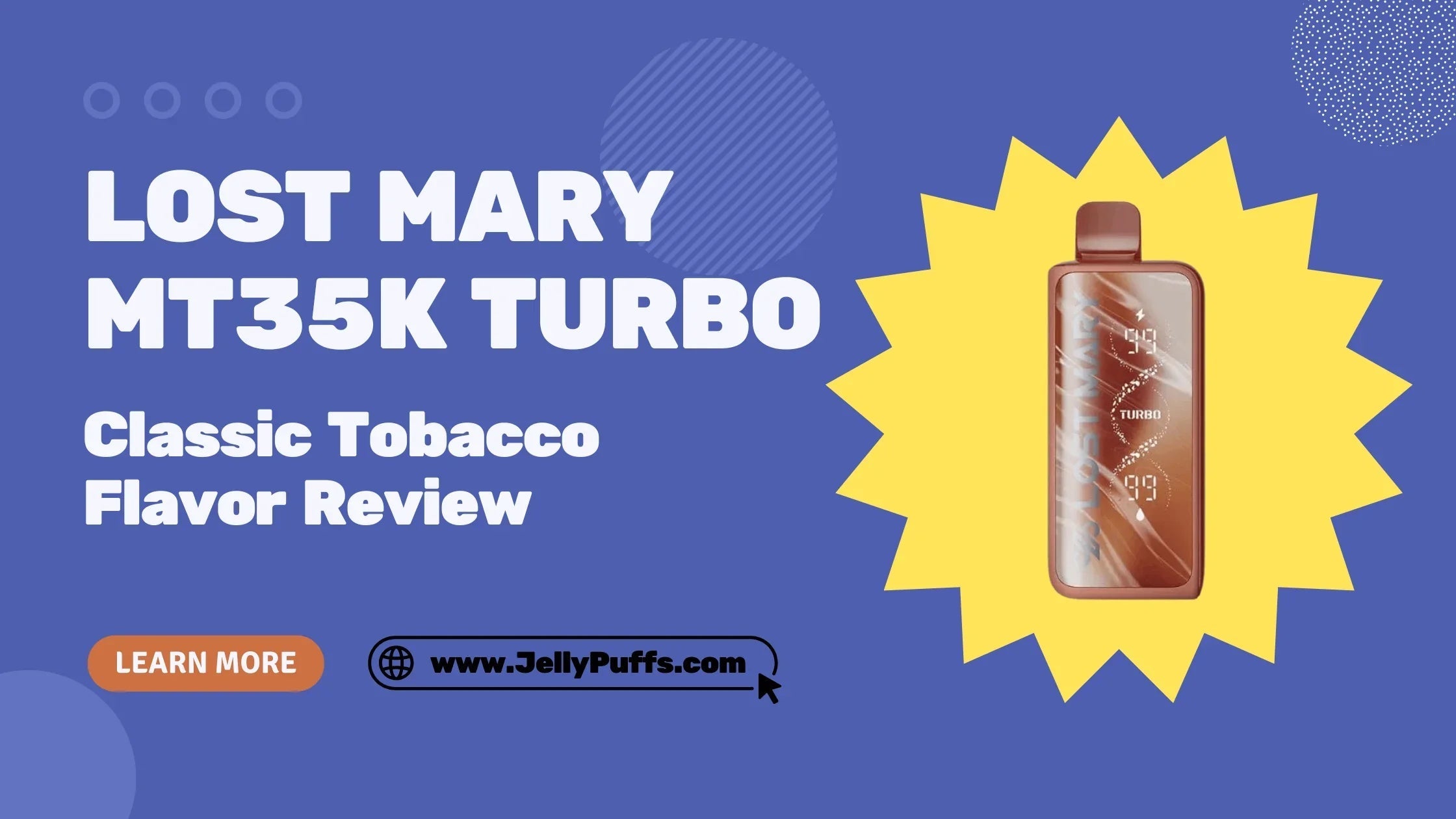 elf bar vape uk Classic Tobacco — Lost Mary MT35k Turbo Flavor Review