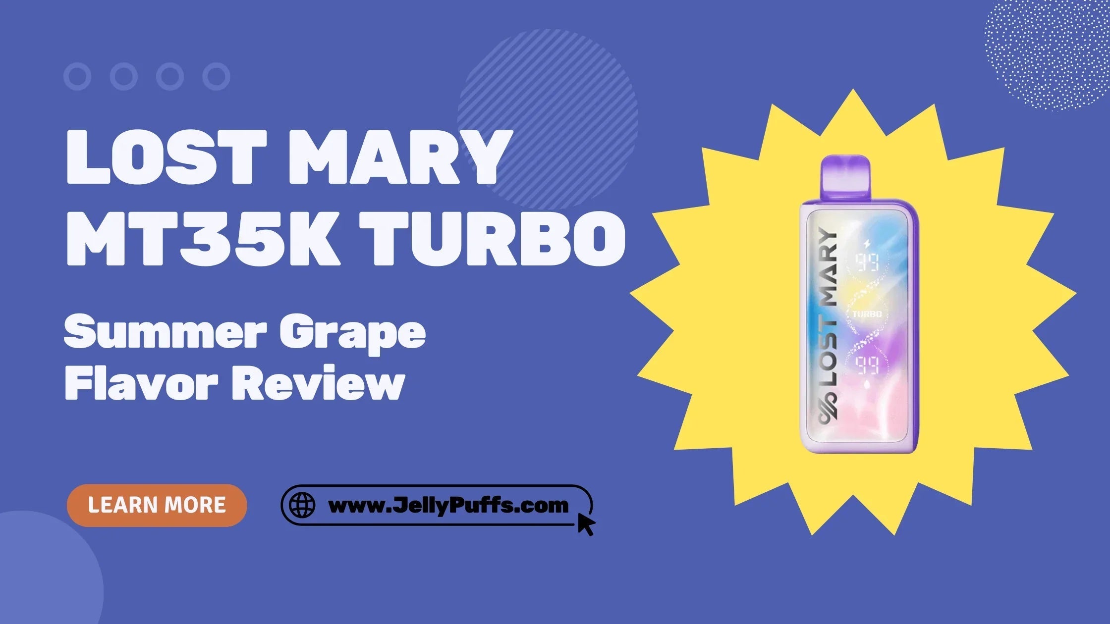Summer Grape — Lost Mary MT35k Turbo Flavor Review