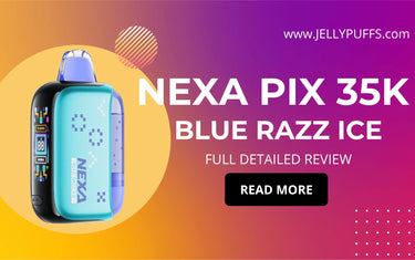 Blue Razz Ice - NEXA PIX 35k Disposable Vape Flavor Review
