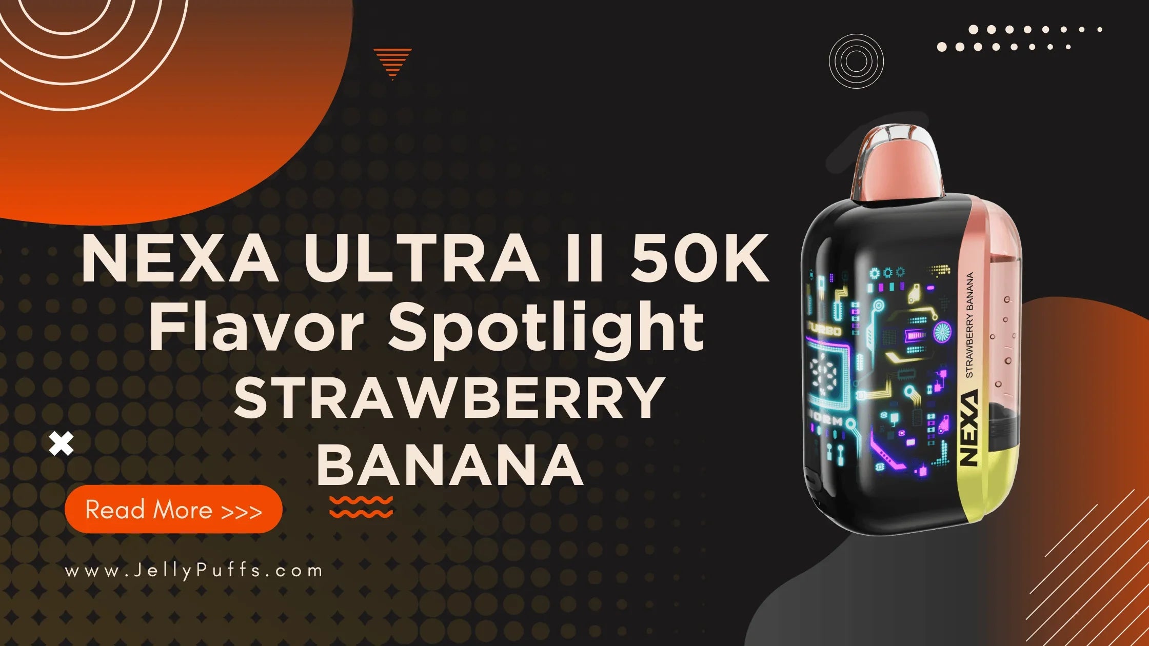 Strawberry Banana – NEXA Ultra II 50K Disposable Vape Flavor Review