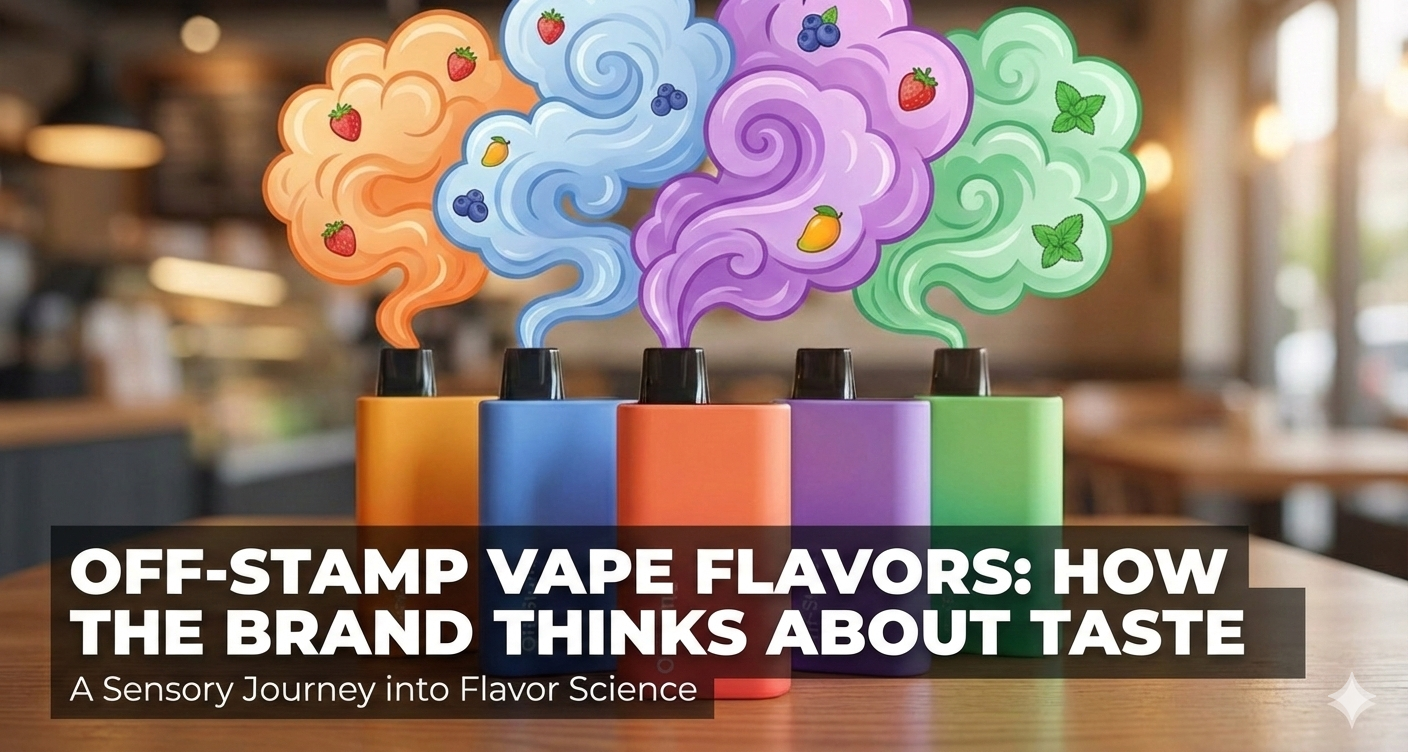 Off-Stamp Vape Flavors: How Taste Is Designed for Every Puff JellyPuffs Off-Stamp Vape Flavors: How Taste Is Designed for Every Puff JellyPuffs