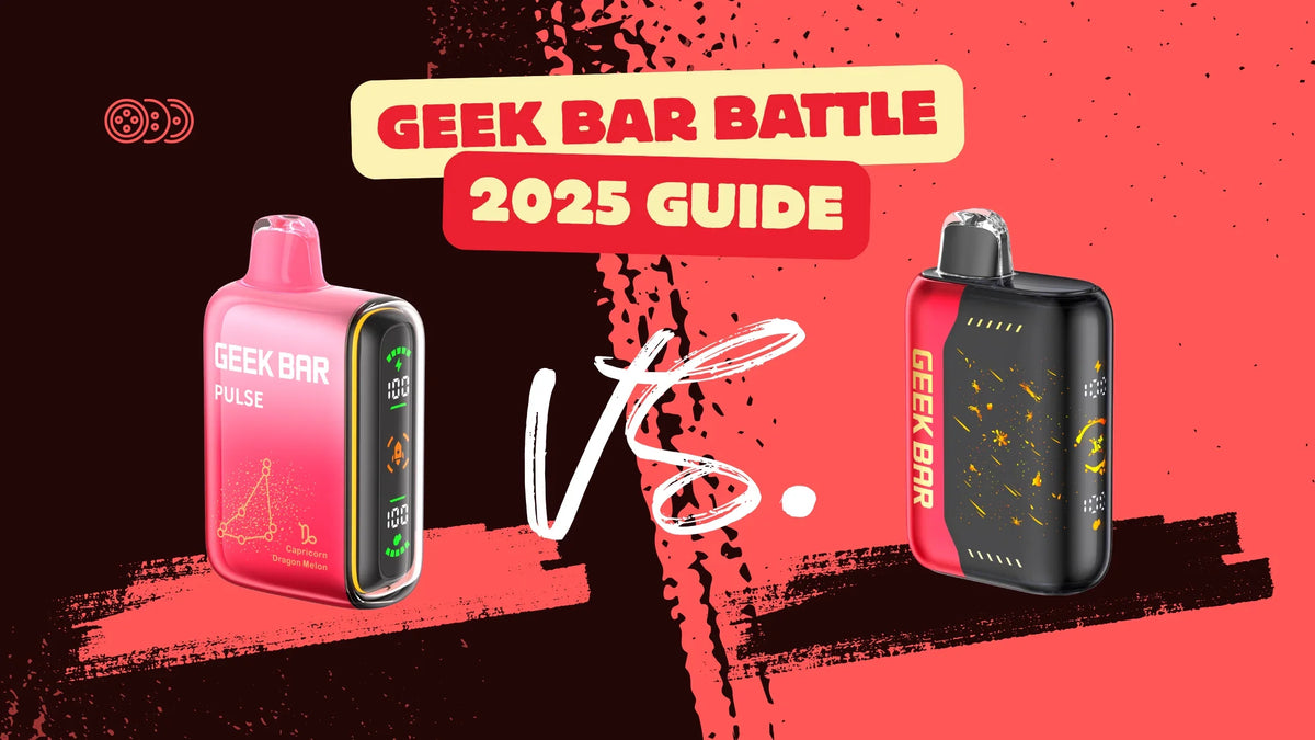 Geek Bar Pulse vs Pulse X disposable vape comparison in 2025