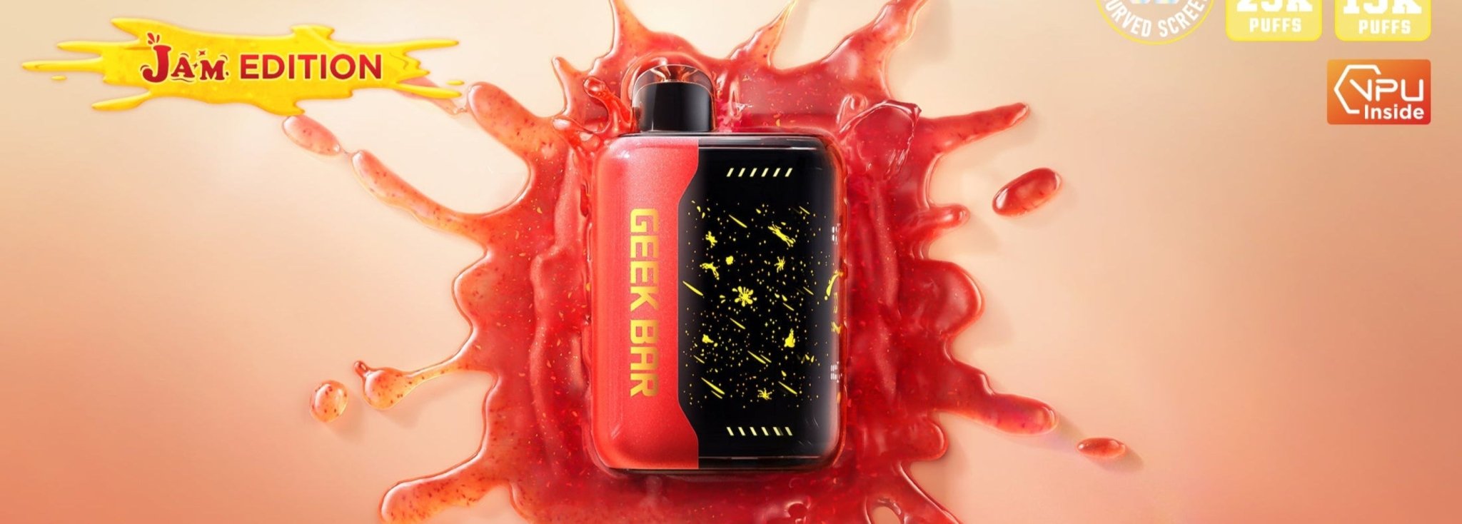 geek bar pulse x red Jam Edition: All 5 Flavors Reviewed (2026) – JellyPuffs Geek Bar Pulse X Elf Bar AF5000 E-liquid flavor:Mixed Berries