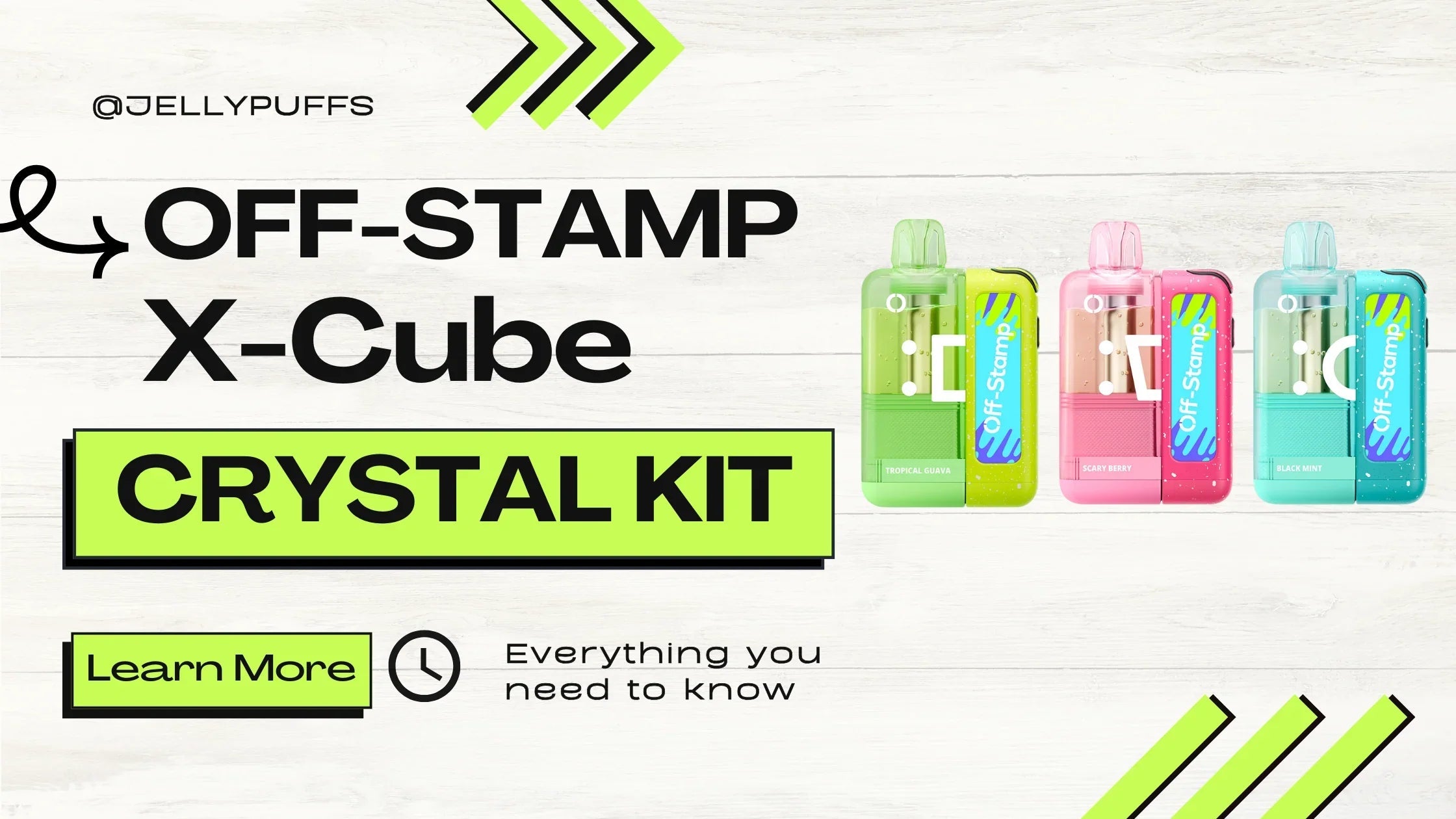 OFF-STAMP X-Cube Crystal Kit and Pod Review cover image highlighting modular disposable vape system