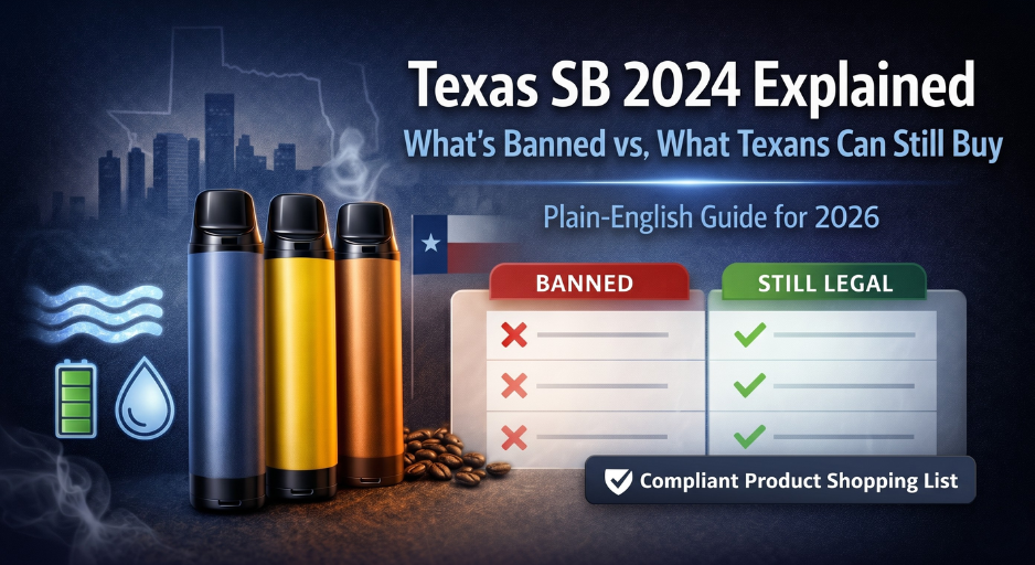 Texas SB 2024 Vape Law Explained: What's Still Legal in 2026