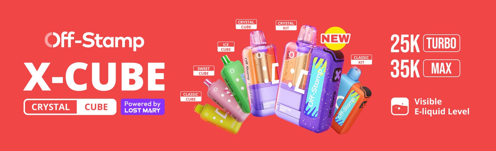 OFF-STAMP X-Cube Modular Vape Kit & Top 10 Must Try Flavor Pods