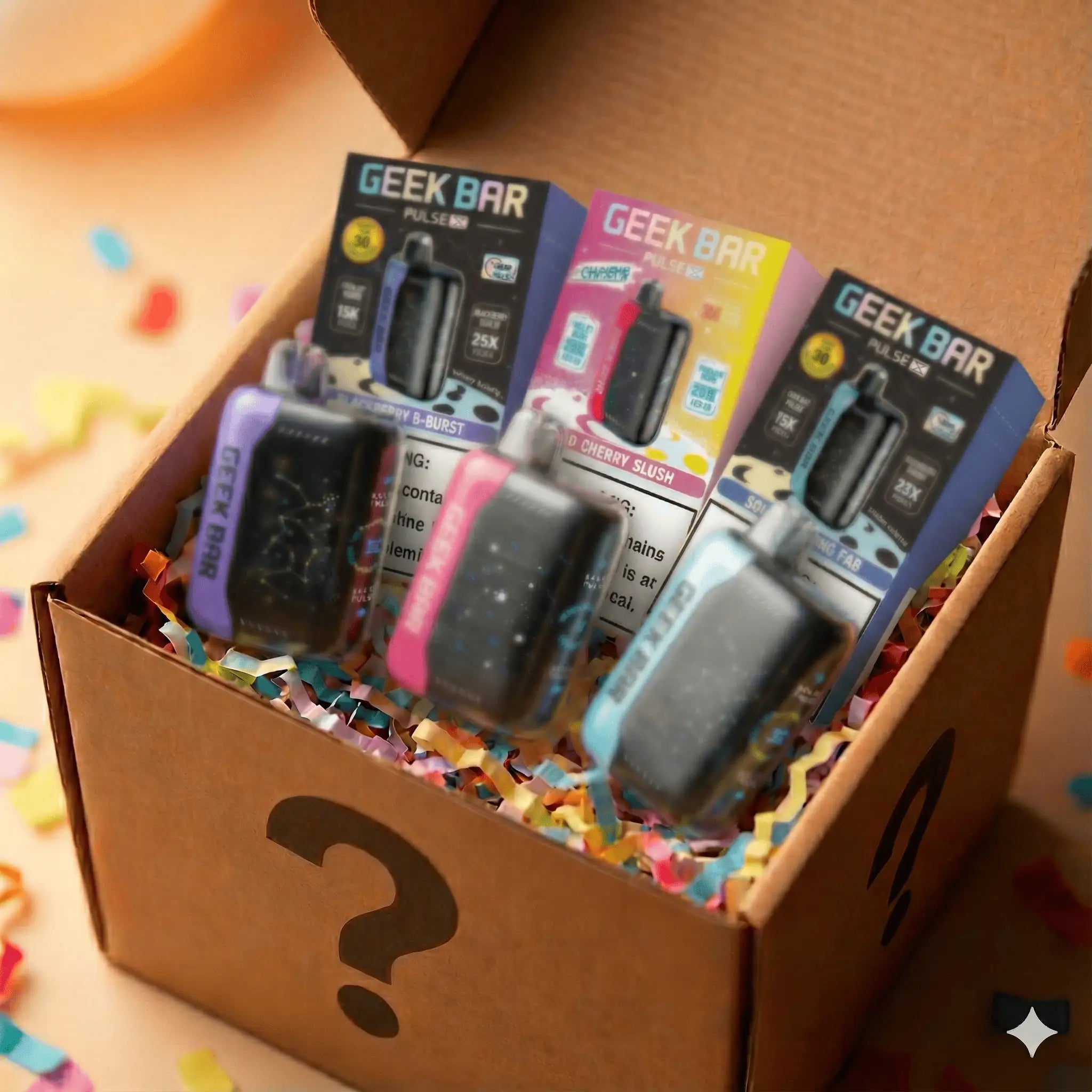 geek bar pulse pack 5-Pack X 25K Mystery Box Packs + Harnesses Color:[3000mAh Built-in Battery] Green Amazing Vape Trick Compilation