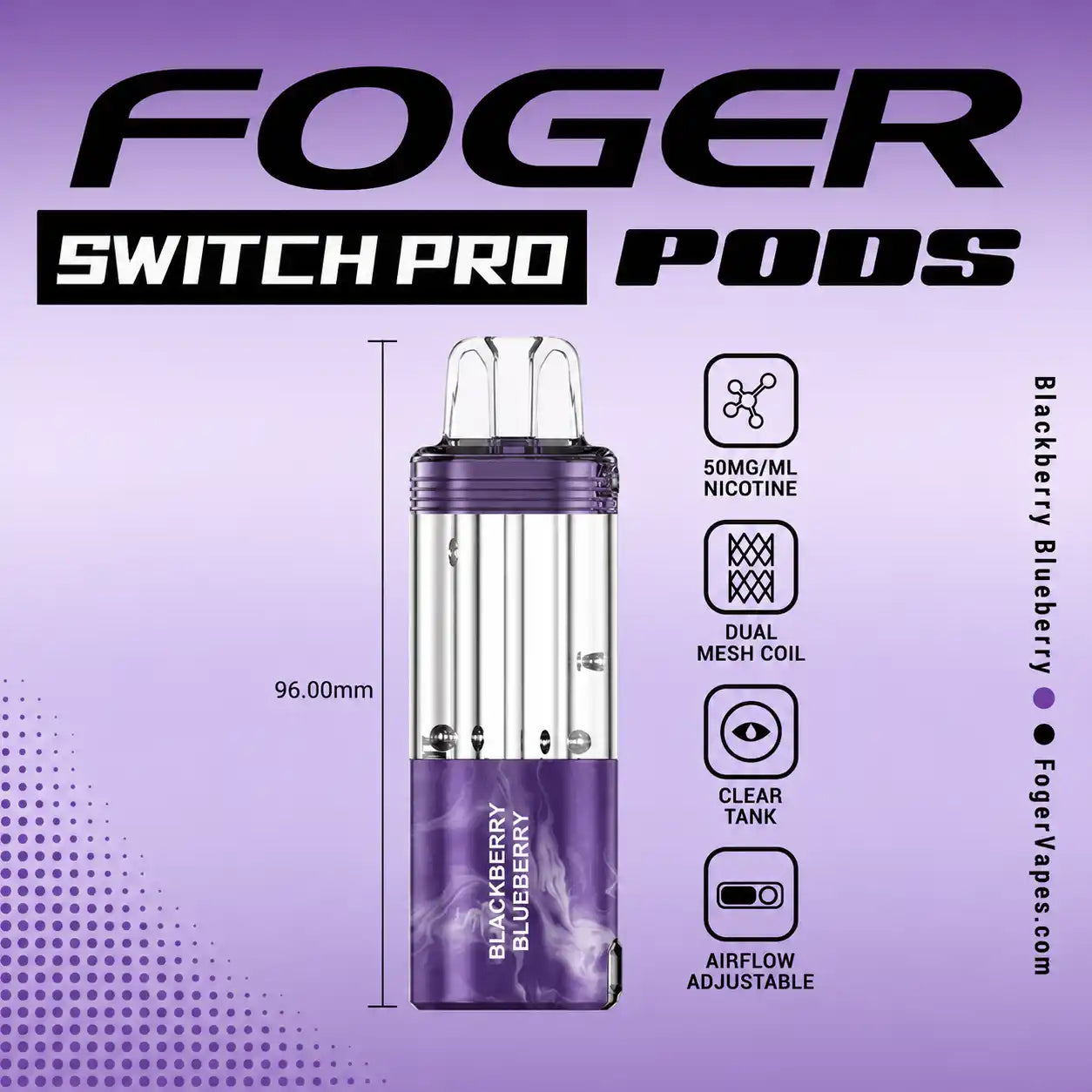 purple foger vape Blackberry Blueberry – Switch Pro 30K Pod RELX TANGY PURPLE E-liquid flavor:Peach Berry Float Mello Pro by