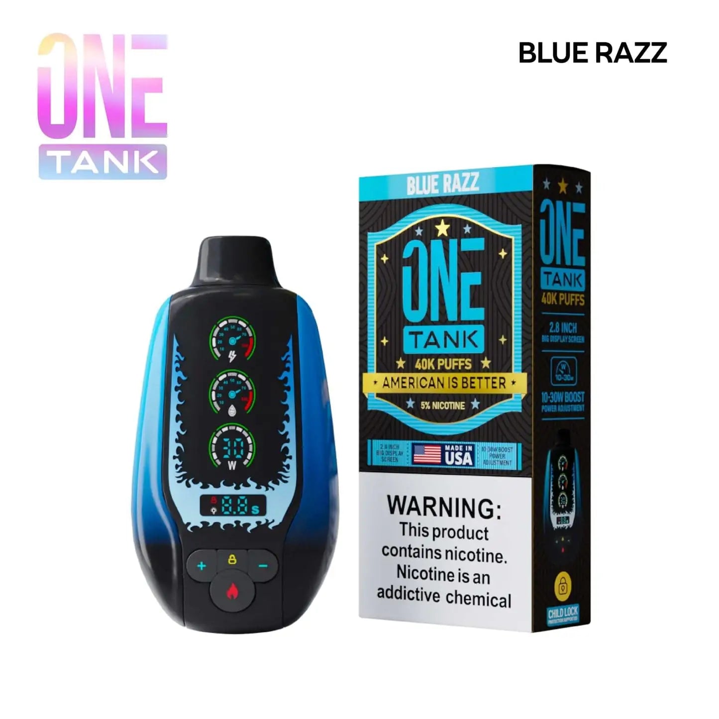blue raz disposable vape Razz – One Tank 40K Cloud 9 Smoke & Prefilled_Pods Strength:3mg/ml