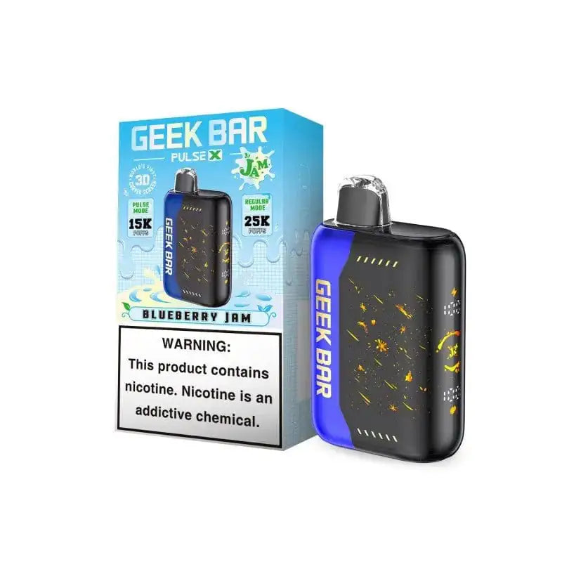 blueberry jam geek bar pulse x 25K Disposable Vape – JellyPuffs Flavour:Grape Flavour-Dragonfruit E‑Liquid and Aerosol Characterization