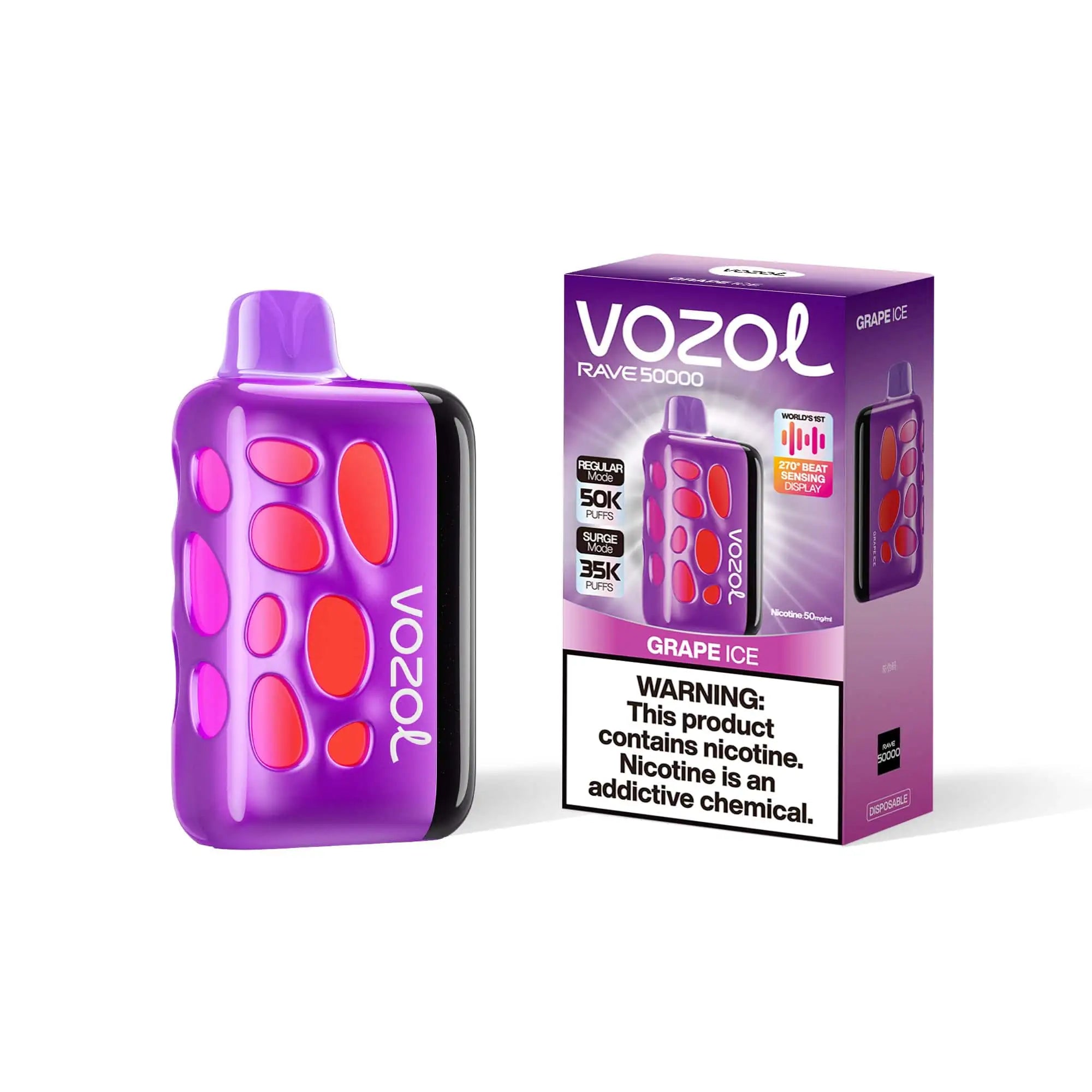 Grape Ice VOZOL Rave 50000 Disposable | $20.99 Grape Ice VOZOL Rave 50000 Disposable | $20.99