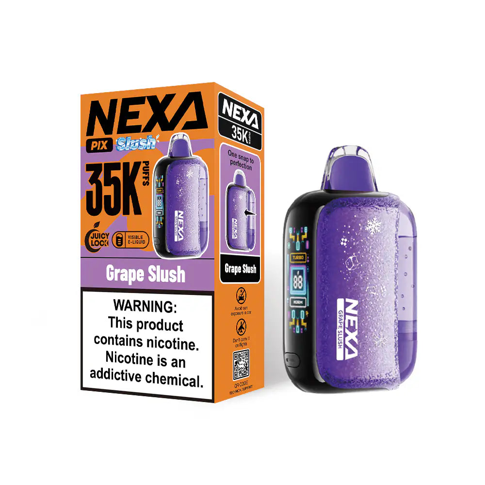 nexa n20000 disposable vape Grape Slush – Pix 35K HQD Cuvie Slick 6000 Shop Koi Best Sellers STRENGTH:MINT BREEZE 1.8% (POD)