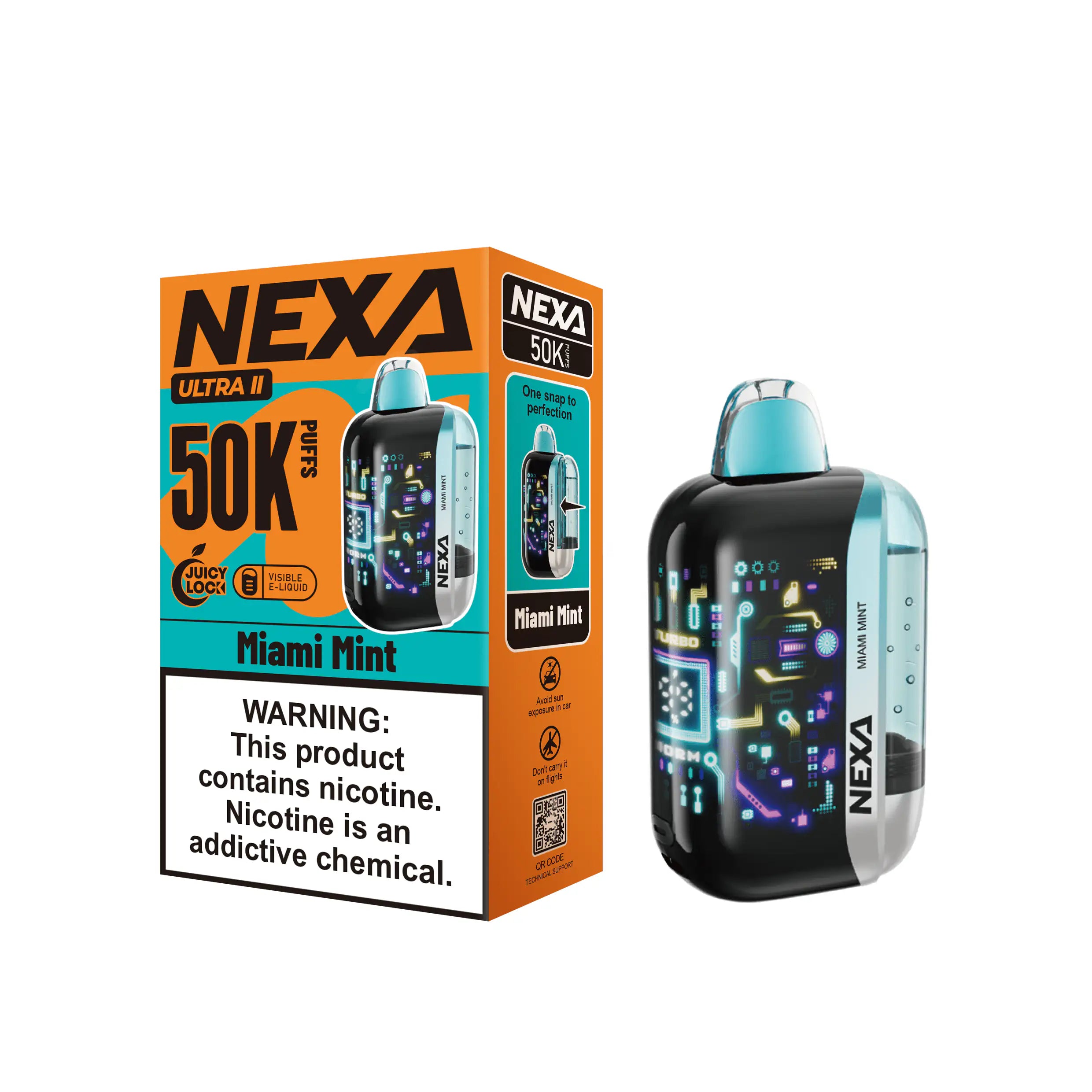 Miami Mint NEXA Ultra II 50K Disposable Vape | JellyPuffs