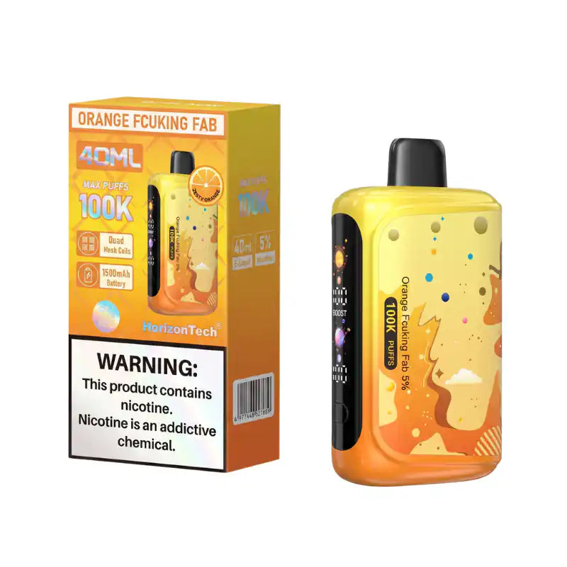 orange disposable vape Fcuking Fab – HorizonTech 100K Nicotine Strength:20mg/mL Blue Raz Gush disposable vape Top THC Vape Pens