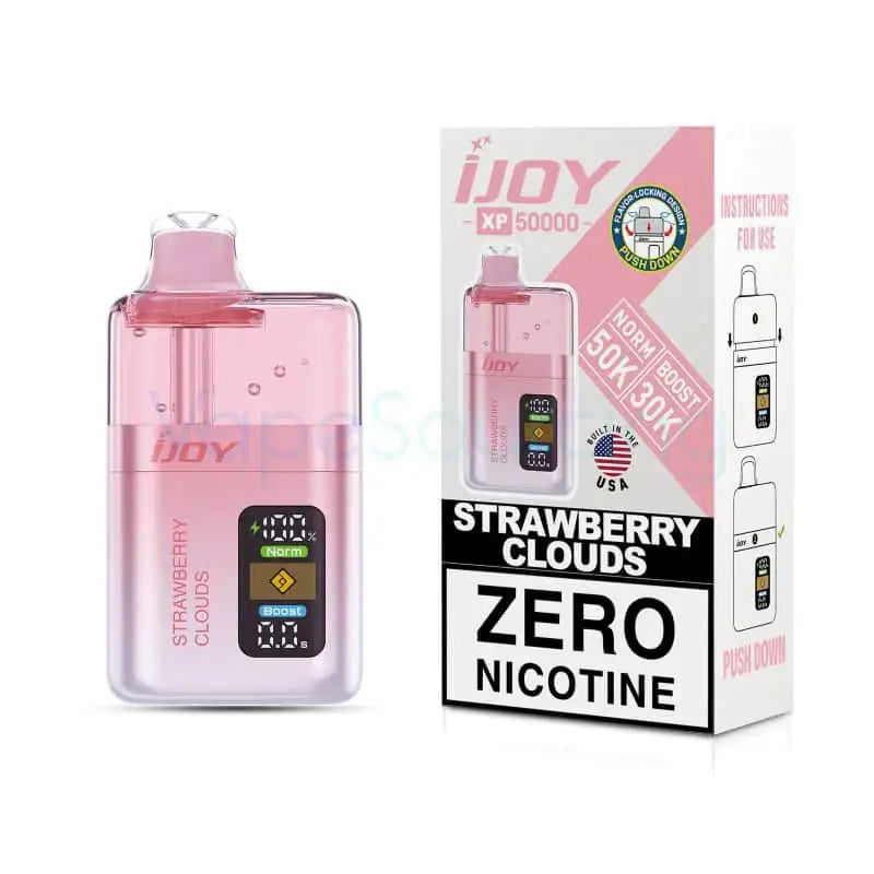Strawberry Clouds – iJoy XP50000 Zero Nicotine | JellyPuffs