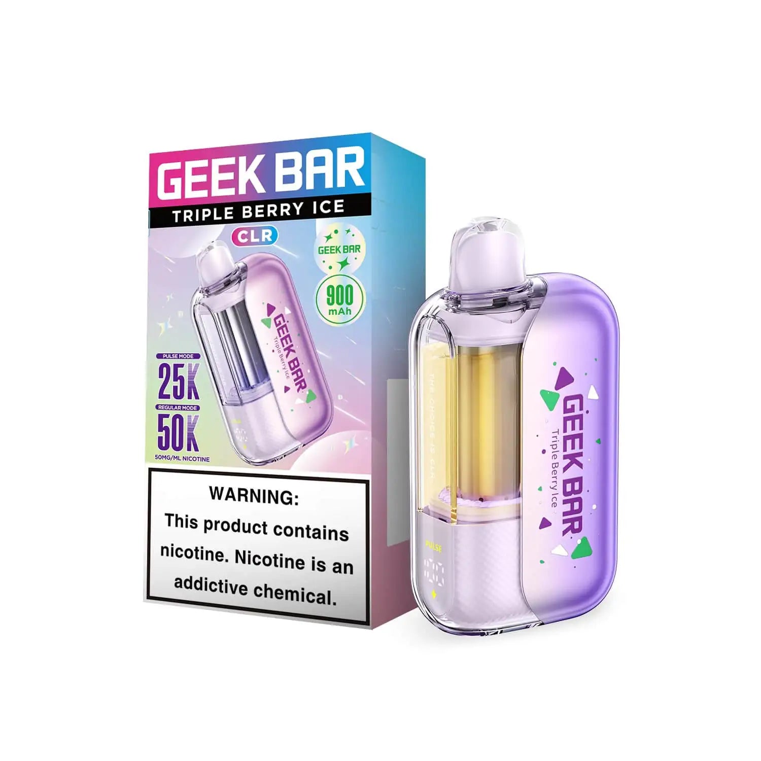 relx vs geek bar Triple Berry Ice – CLR 50K Disposable Vape Choose Flavor:Blue Mint NO SHIP: OH Miami Mint Geek Bar