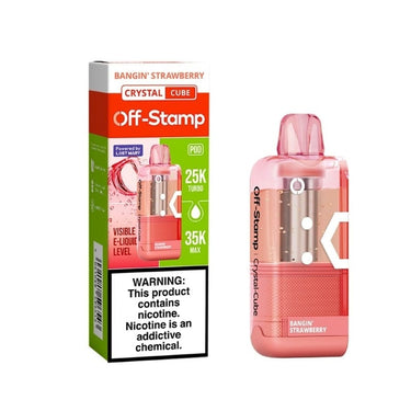 Bangin' Strawberry - Off-Stamp Crystal Cube 35K Disposable Pod