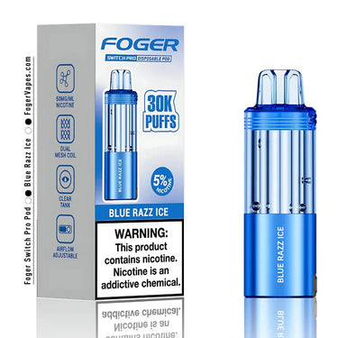 Blue Razz Ice - Foger Switch Pro 30K Disposable Pod