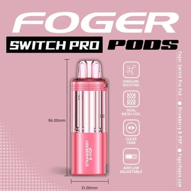 Foger Switch Pro Refill Disposable Pod Strawberry B-Pop