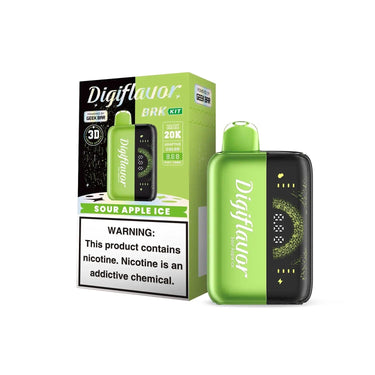 Geek Bar Digiflavor BRK 20000 Kit Sour Apple Ice