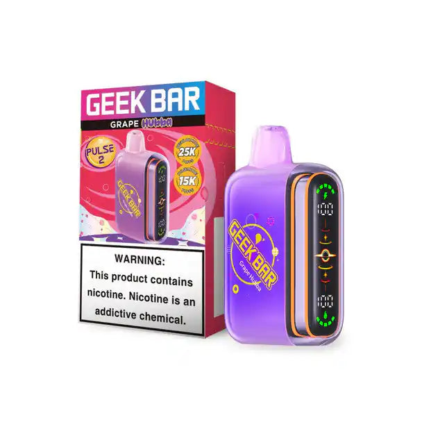 grape geek bar vape Hubba – Pulse 2 25K Disposable Color:Speed Red Kit Aegis Legend 2 L200