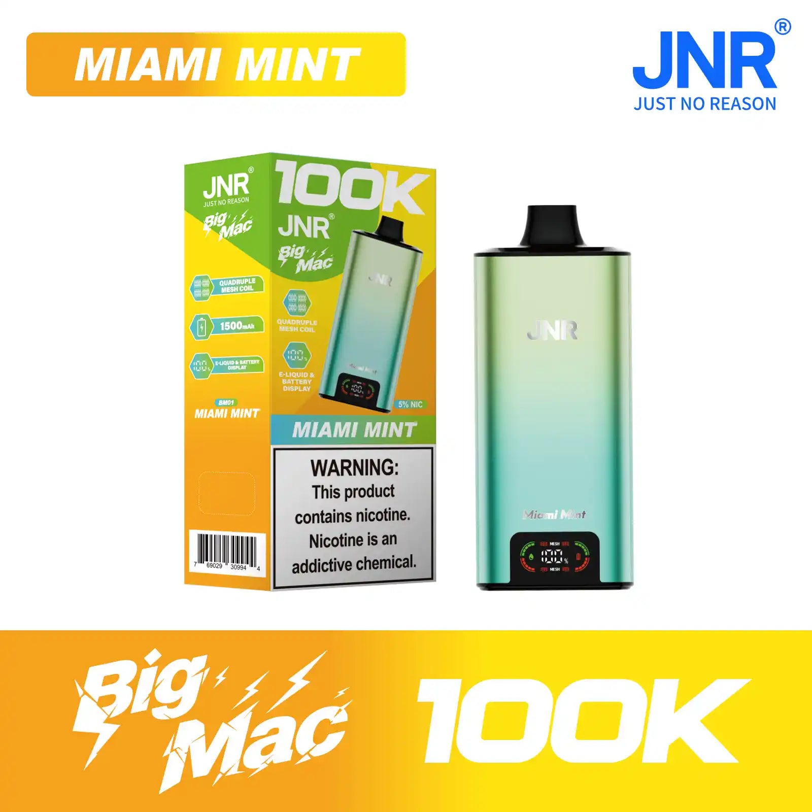 big disposable vape Miami Mint – JNR Mac 100K Choose Flavor:Apple Cotton Candy (Exotic Edition) Vape Shops Retailers Nashville Lost THC Liquid Diamond THCa Disposable Price