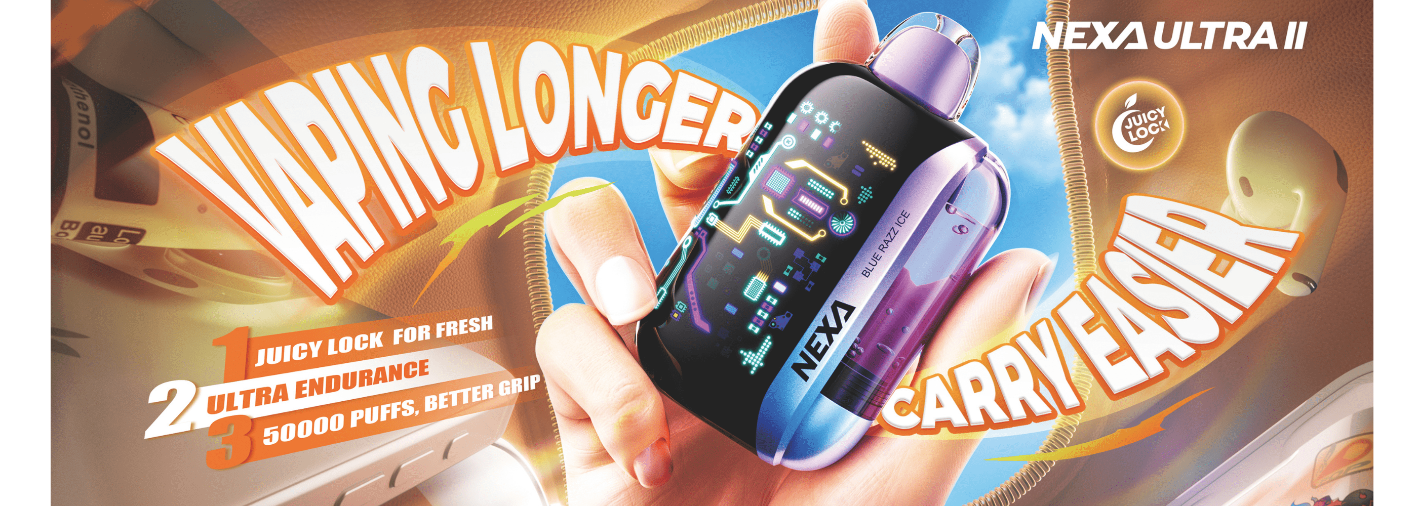 nexa ultra II disposable vape banner