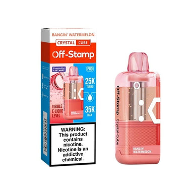 Off-Stamp Crystal Cube 35K Disposable Pod Bangin' Watermelon