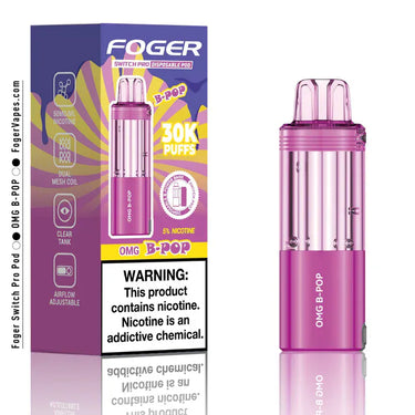 OMG B-Pop - Foger Switch Pro 30K Disposable Pod