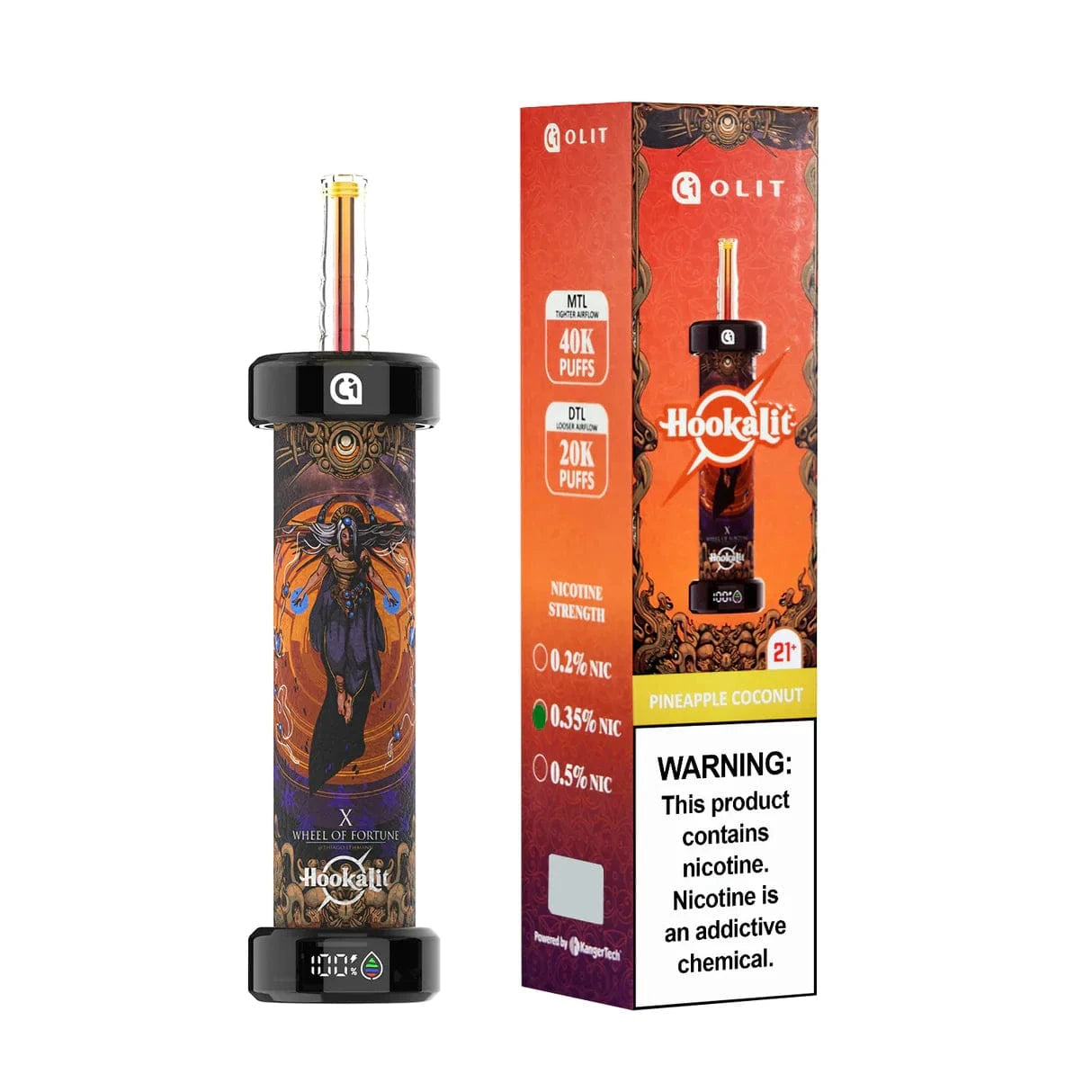 Pineapple Coconut Olit Hookalit 40K Disposable E-Hookah $14.99 Pineapple Coconut Olit Hookalit 40K Disposable E-Hookah $14.99