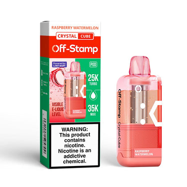 Raspberry Watermelon - Off-Stamp Crystal Cube 25K Disposable Pod