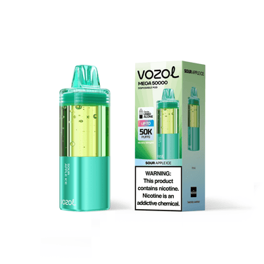 Sour Apple Ice - Vozol Mega 50k Disposable Vape Pod