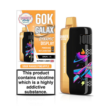 Sour Mango Pineapple - Dinner Lady Galax 60k Disposable Vape