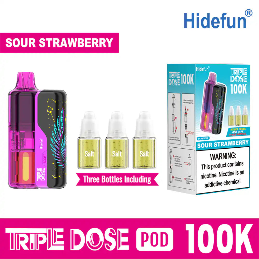 sour vape flavors disposable Strawberry – Hide Fun Triple Dose 100K Kit Flavour:Frozen Grapes Replacement Cartridge VooPoo Argus GT II