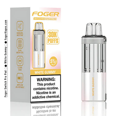 White Gummy - Foger Switch Pro 30K Disposable Pod