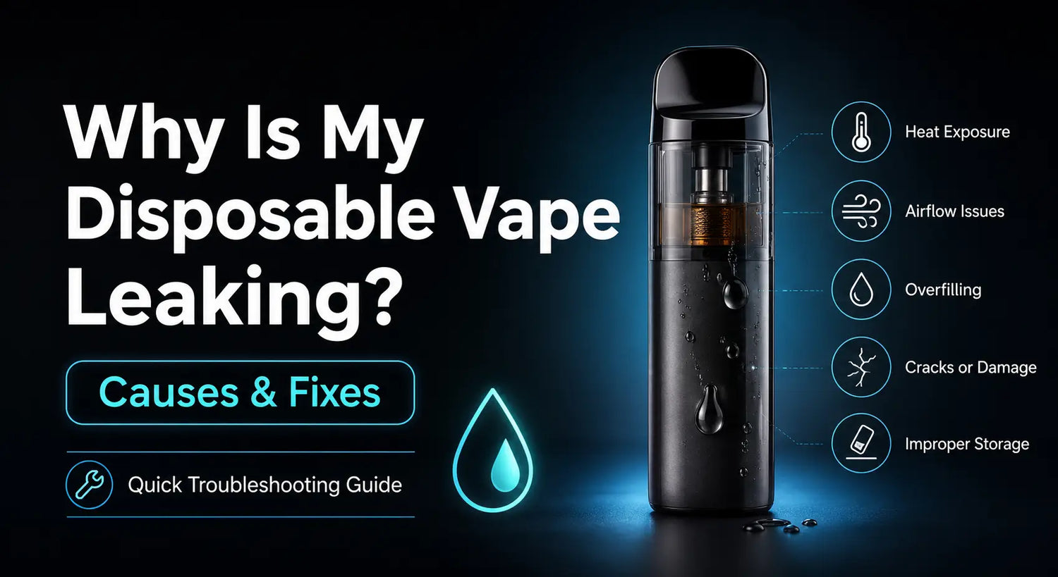Disposable Vape Leaking? Causes, Fixes & When to Toss It (2026)