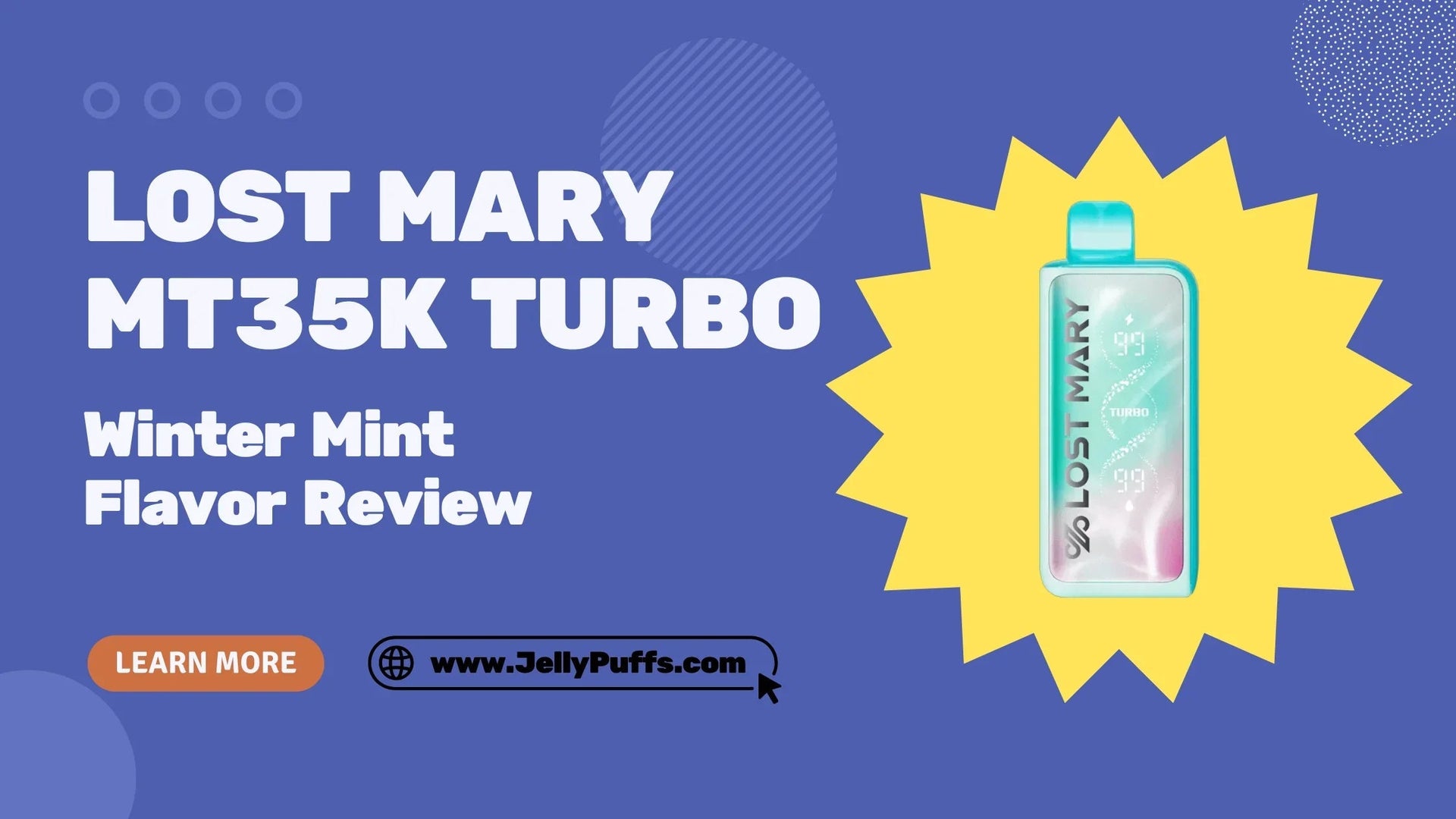 Winter Mint Lost Mary MT35k Turbo Flavor Review Winter Mint Lost Mary MT35k Turbo Flavor Review