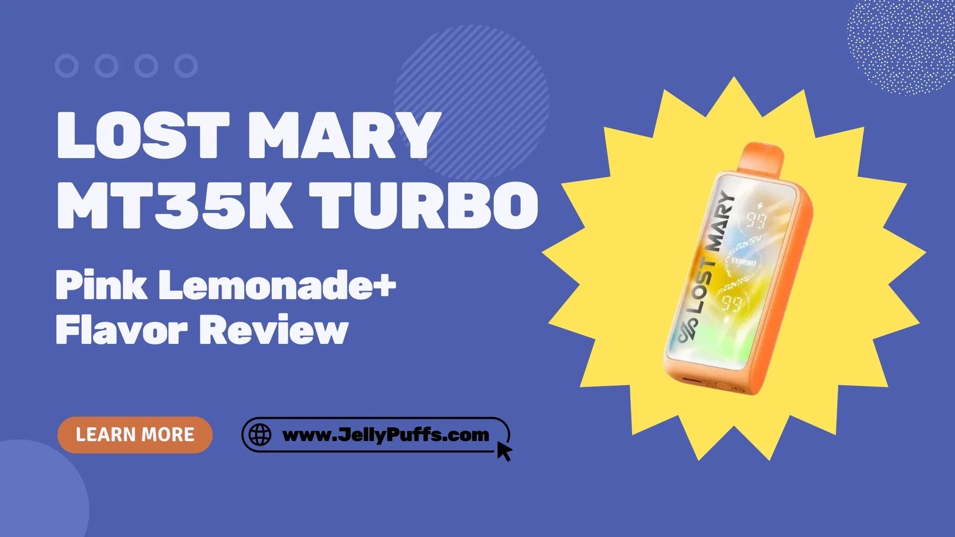elf bar vape uk Pink Lemonade+ — Lost Mary MT35k Turbo Flavor Review