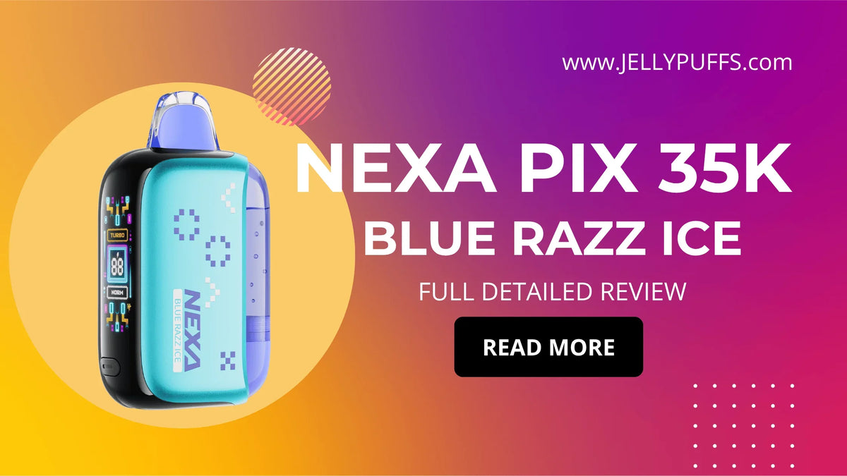 Blue Razz Ice - NEXA PIX 35k Disposable Vape Flavor Review