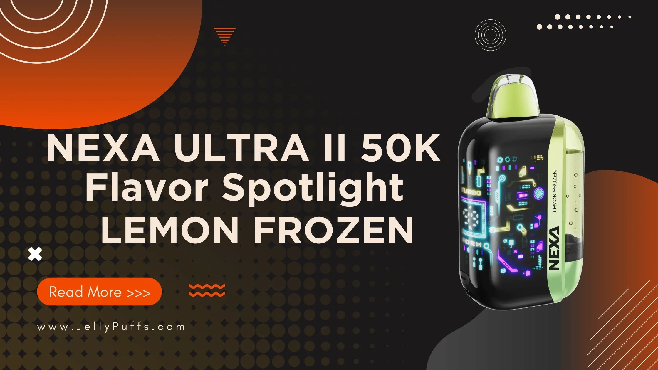 Lemon Frozen – NEXA Ultra II 50K Disposable Vape Flavor Review
