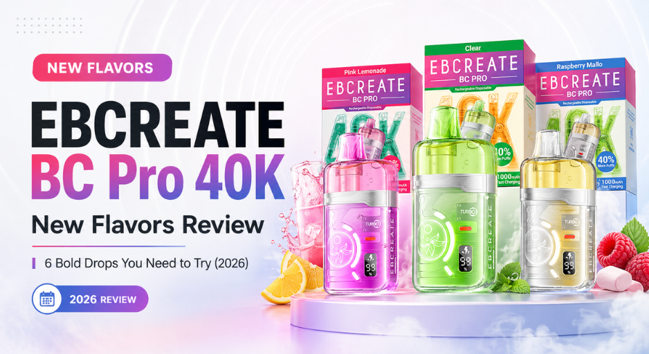 EBCREATE BC Pro 40K New Flavors Review: 6 Bold Drops You Need to Try (2026)