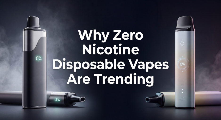 Why Zero Nicotine Disposable Vapes Are Trending (2026)