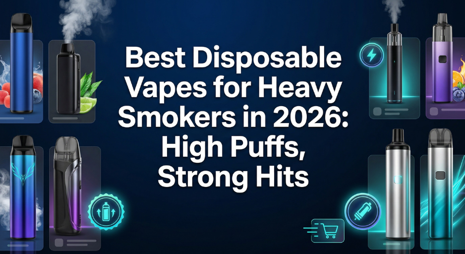 Best Disposable Vapes for Heavy Smokers in 2026: High Puffs, Strong Hits